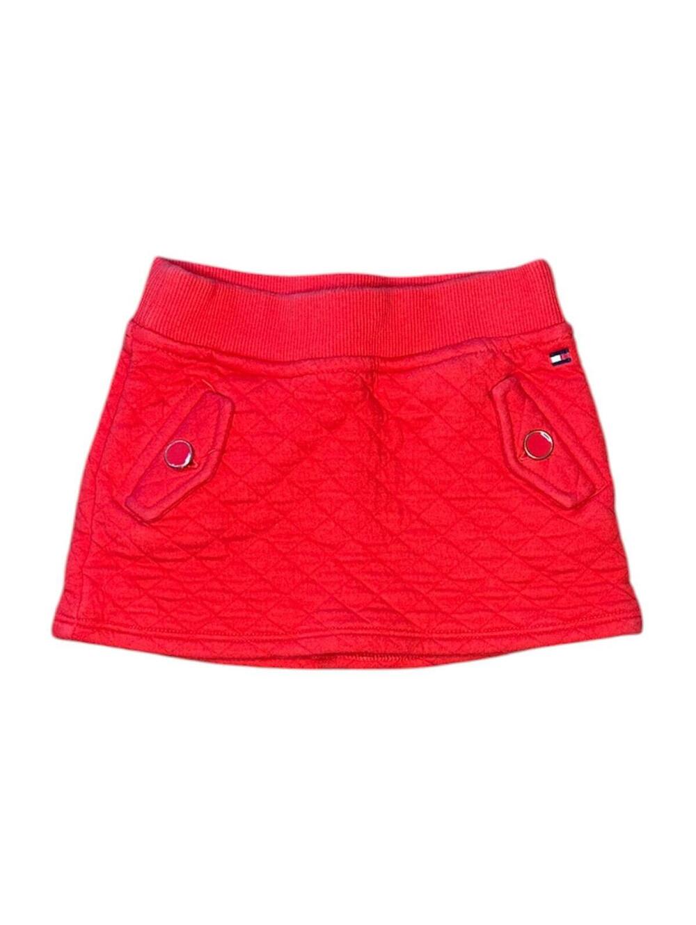 Tommy Hilfiger Red Quilted Baby Skirt 6-9 Months